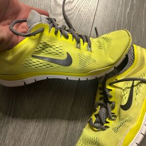 Nike Bright Yellow Athletic Sneakers